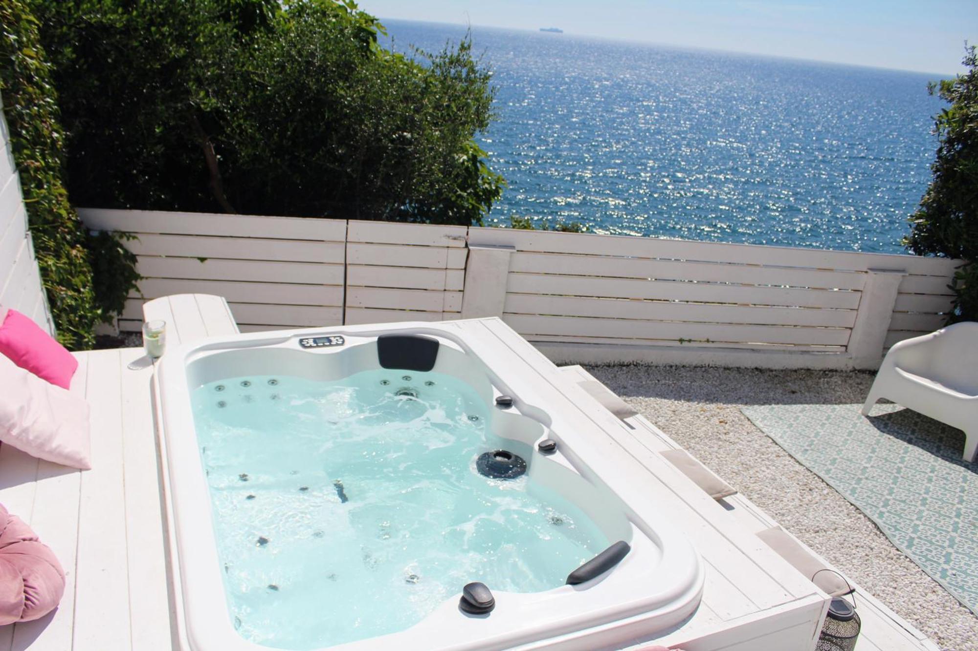 Conca Verde C21- Beach Front Little Villas Pool, Private Jacuzzi Sea View Marina dʼMarina dʼAndora Exterior foto