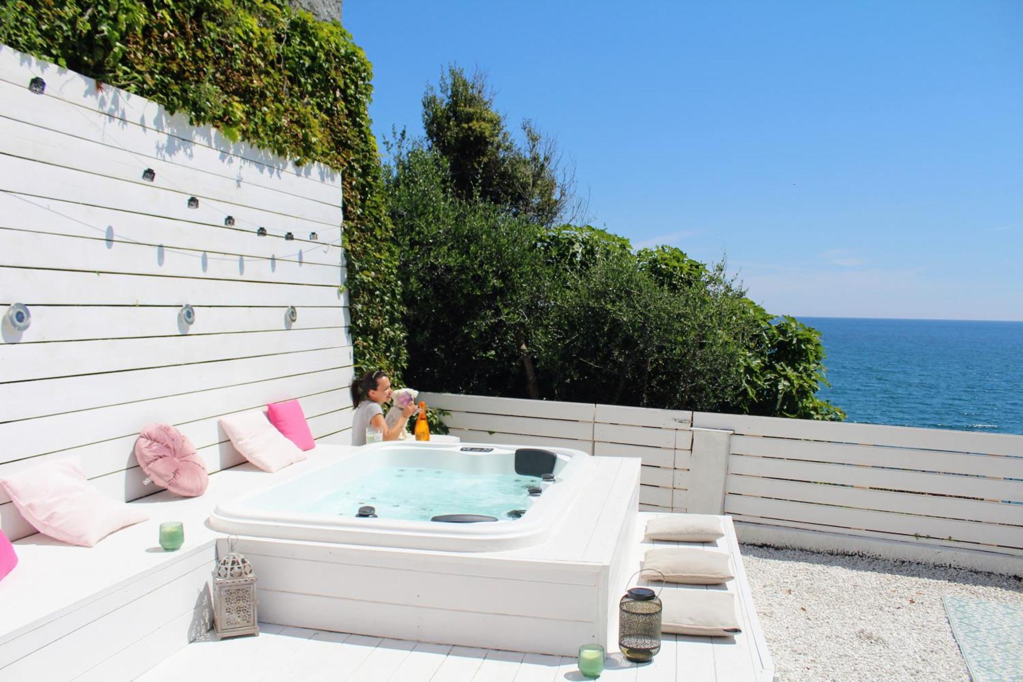 Conca Verde C21- Beach Front Little Villas Pool, Private Jacuzzi Sea View Marina dʼMarina dʼAndora Exterior foto